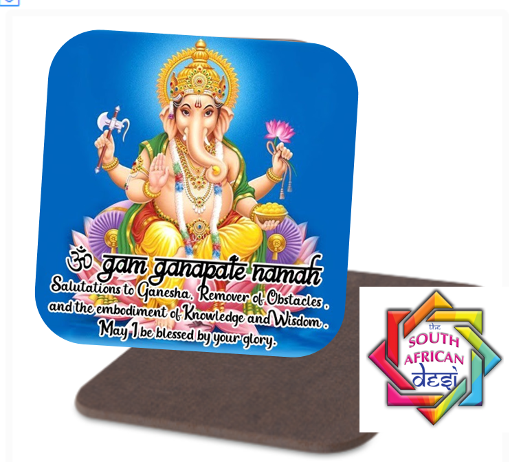 Ganesha Mantra Coaster