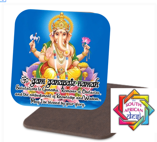 Ganesha Mantra Coaster