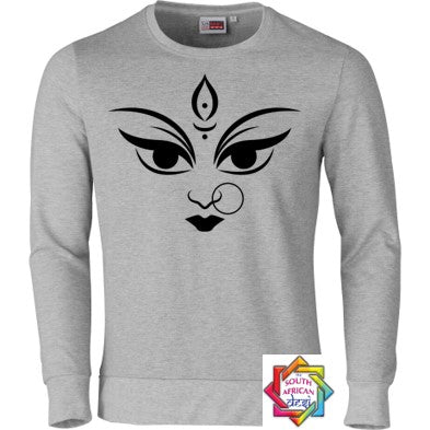 DURGA MA FACE HOODIE/SWEATER | UNISEX