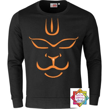 HANUMAN BABA FACE HOODIE/SWEATER | UNISEX