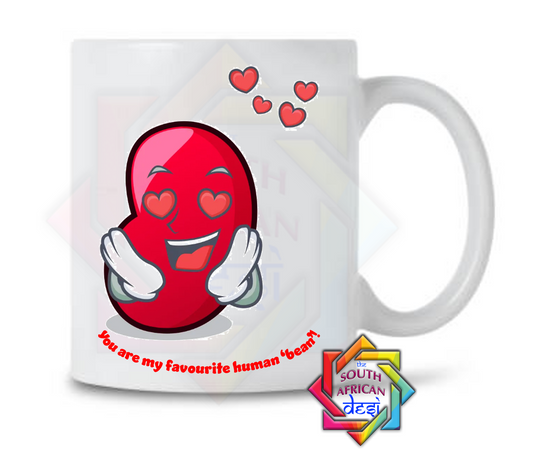 YOU ARE MY FAVOURITE HUMAN BEAN MUG | VALENTINES DAY