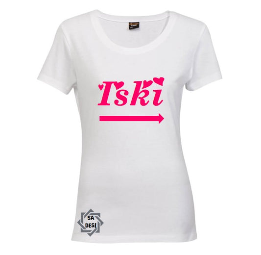 ISKI USKI COUPLES T-SHIRT | HIS & HERS