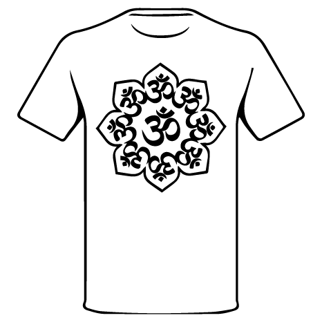 AUM LOTUS MANDALA T-SHIRT