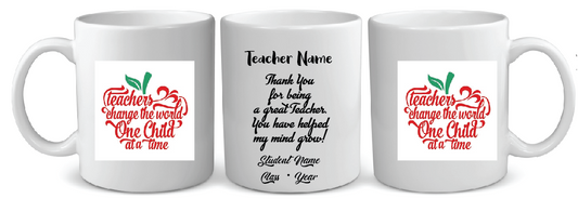 10 ONE CHILD AT A TIME TEACHER  MUG