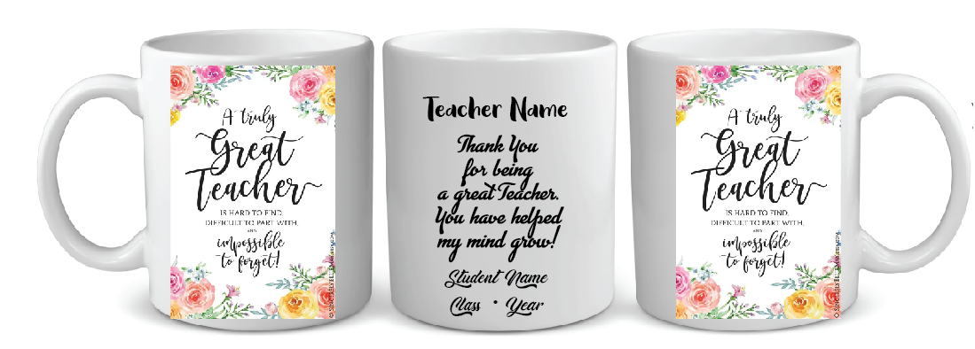 12 A TRULY GREAT TEACHER MUG – The South African Desi